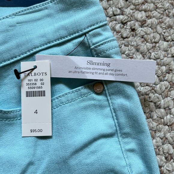 TALBOTS - Slim Ankle Jeans - Sea Salt Blue -- NEW with Tag - Picture 7 of 10